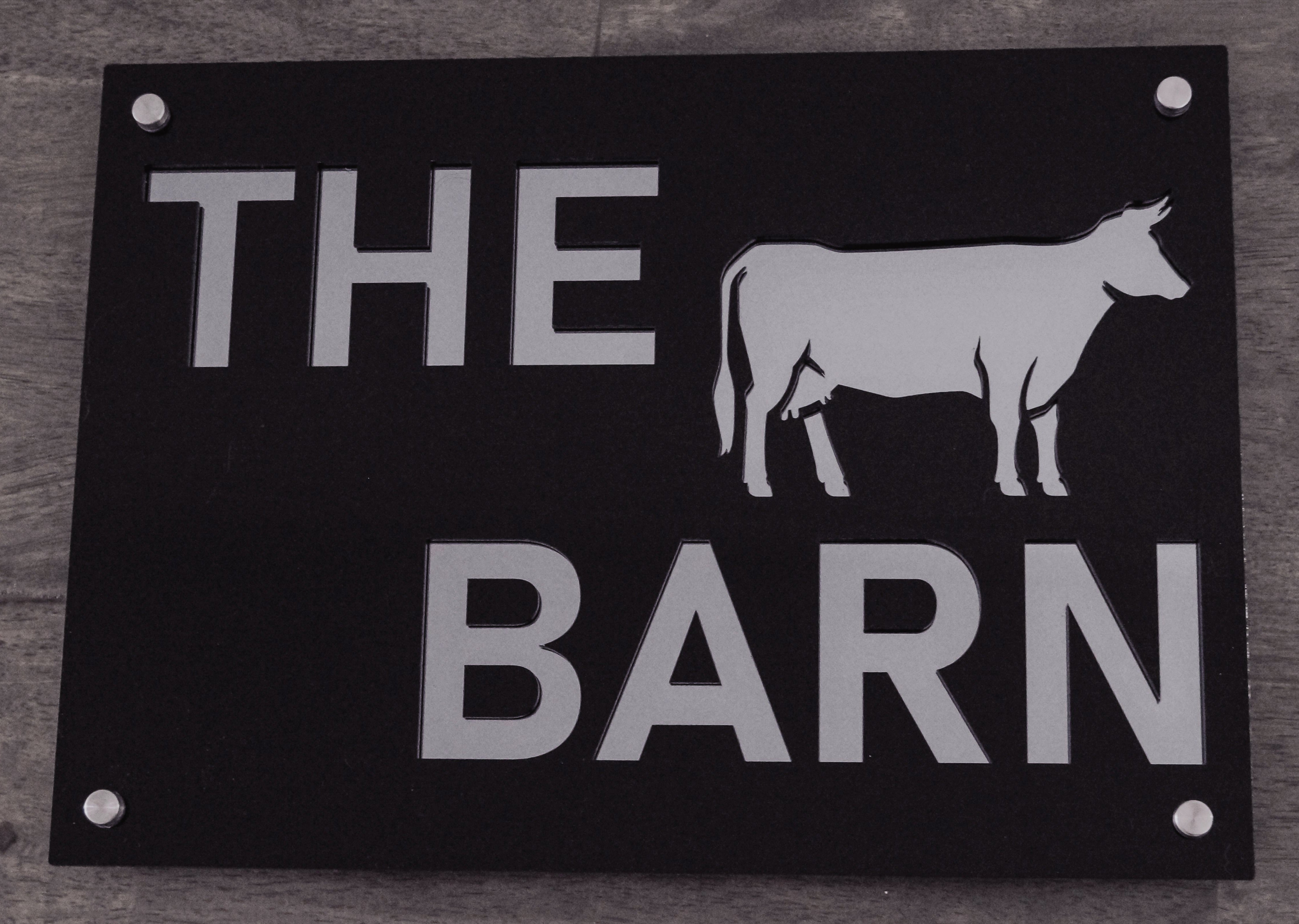 Customised Sign - Cow Design