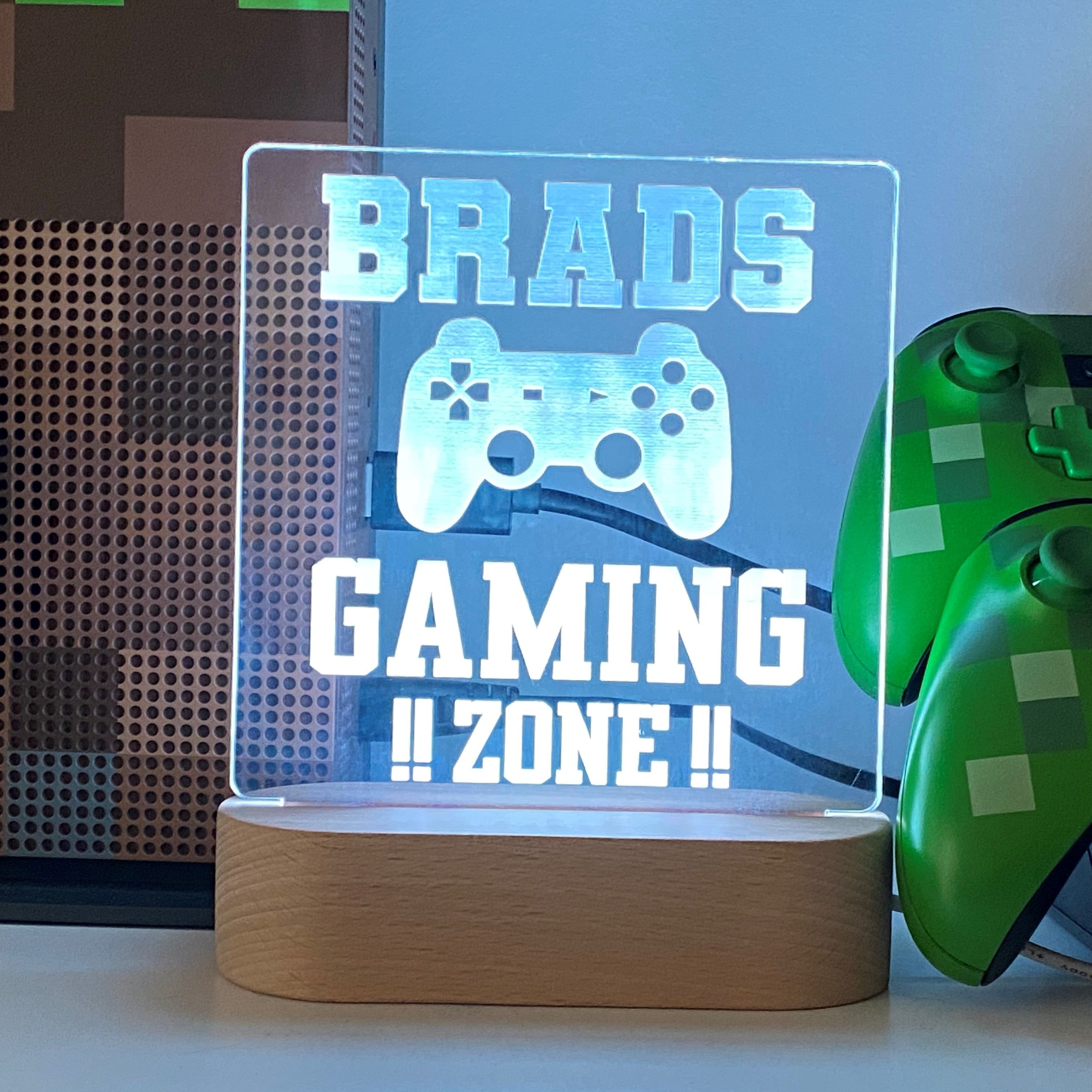 Gaming Personalised LED Night Light