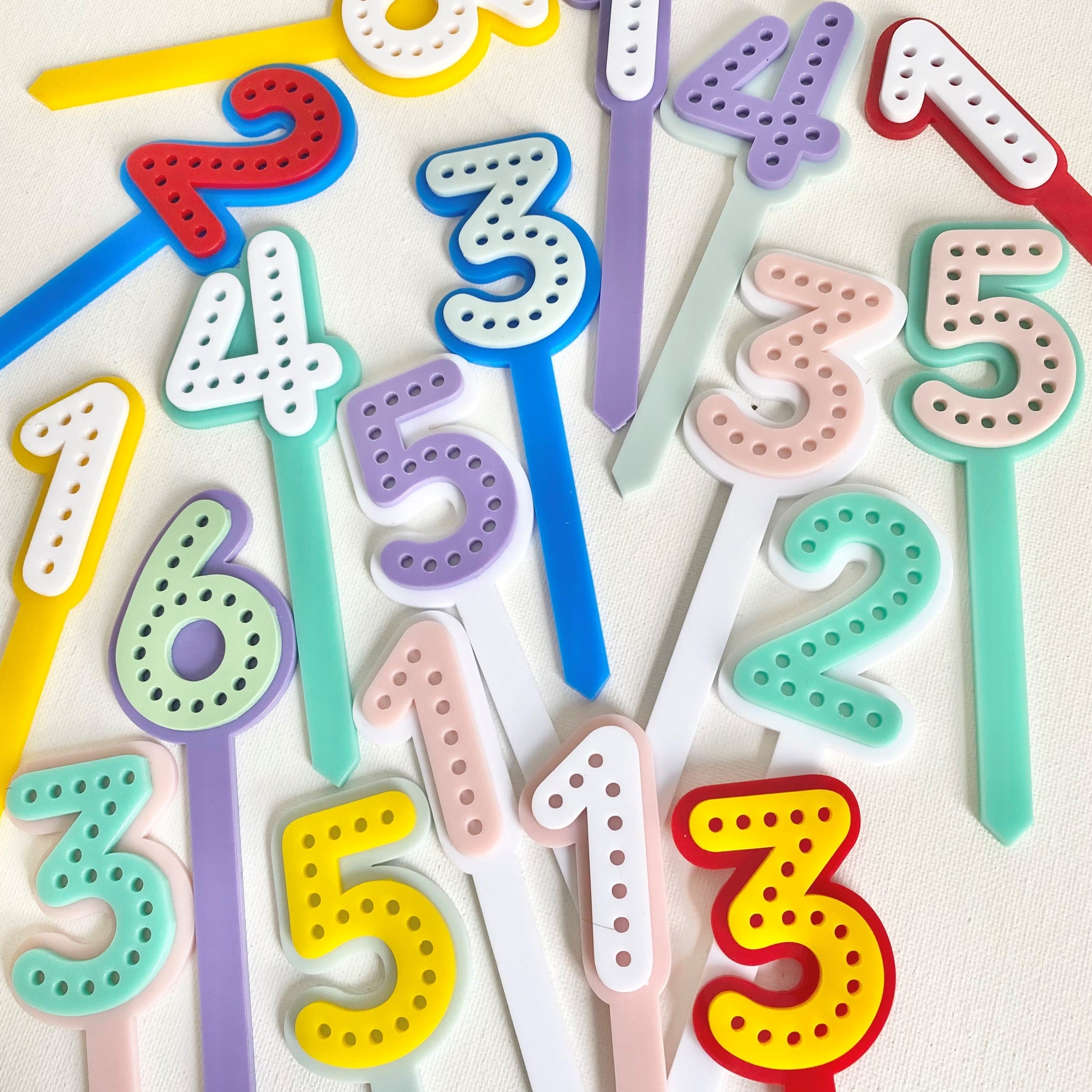 Number Cake Toppers