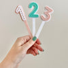 Number Cake Toppers