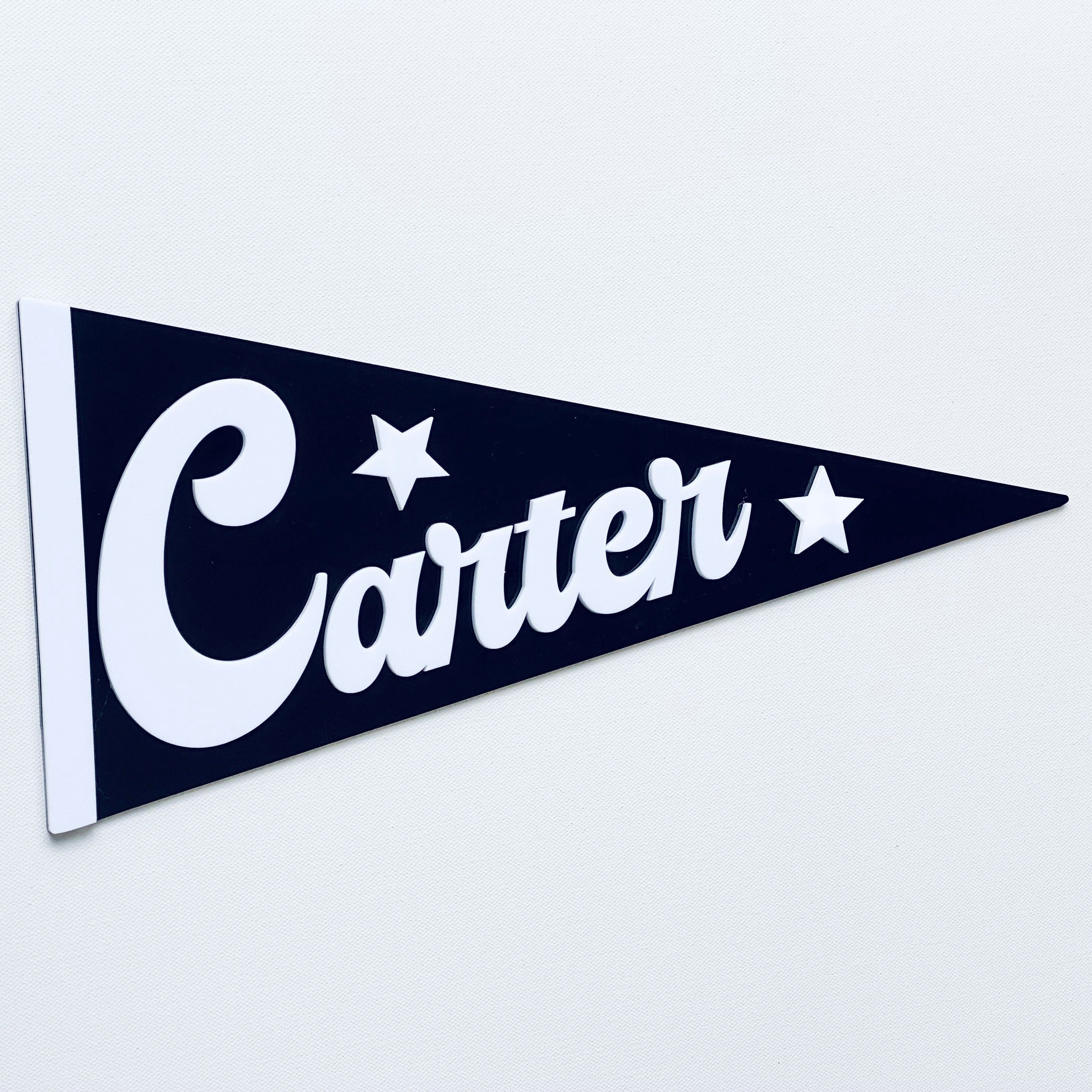 Name Pennant Banner - Madison style