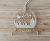 Personalised Snowdome Christmas Ornament - My First Christmas Ornament